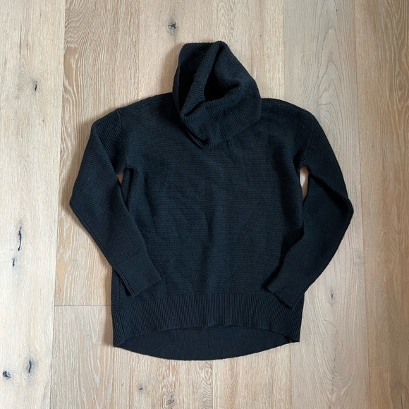 LOFT Sweaters - Loft Cowl Neck Sweater in Black Womens Size Small NWT
